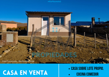 CASA EN VENTA CON POSIBILIDAD DE AMPLIACION